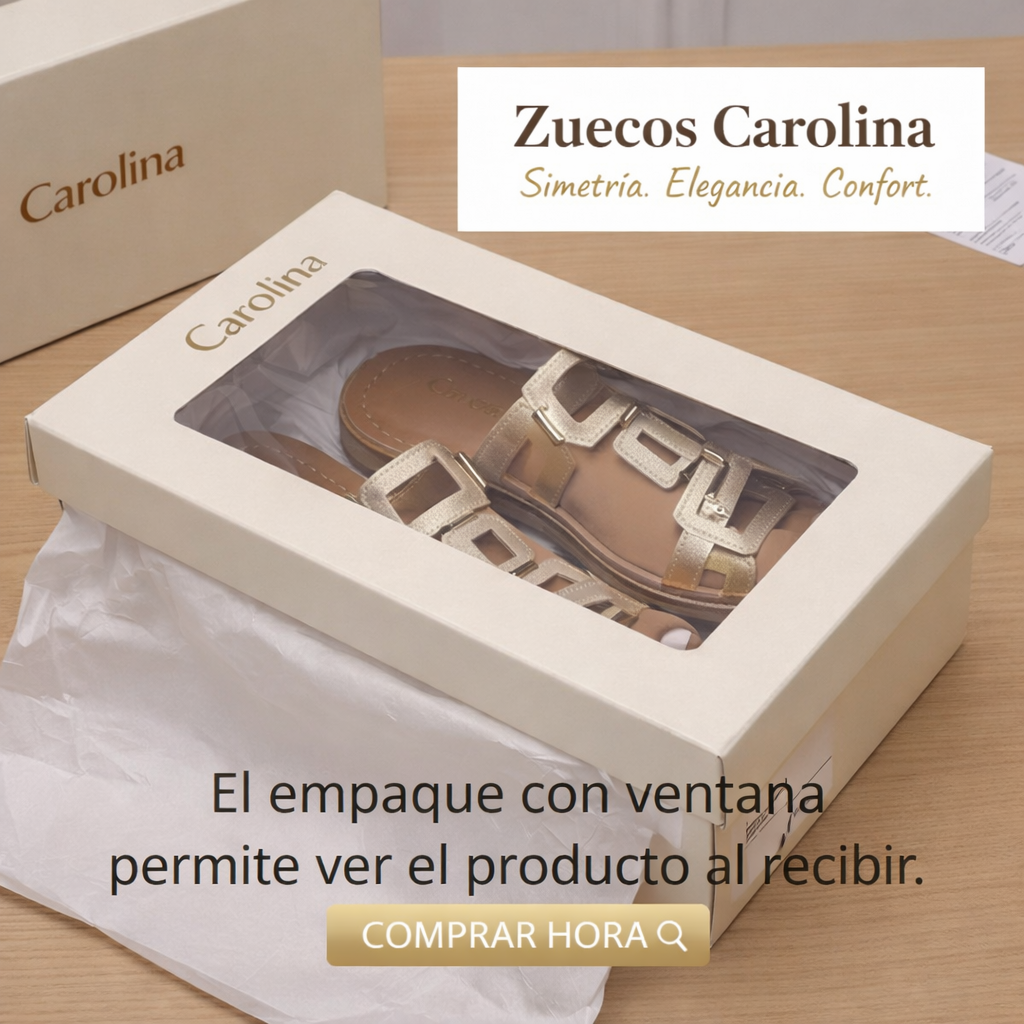 a1👡 Zuecos Carolina. ingeniería simétrica para un calzado cómodo, elegante, moderno.